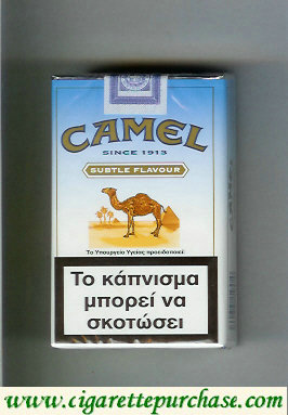 Camel Subtle Flavour Lights cigarettes soft box